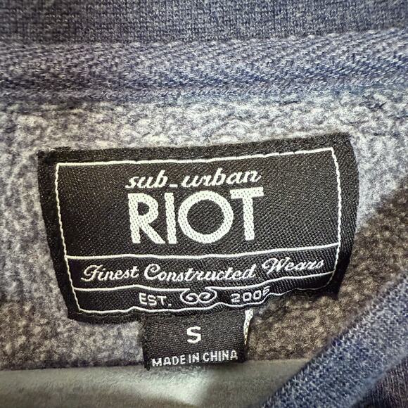 Sub_Urban Riot Kale Sweatshirt Womens Small Blue Graphic Crew Neck Pullover - Picture 7 of 11